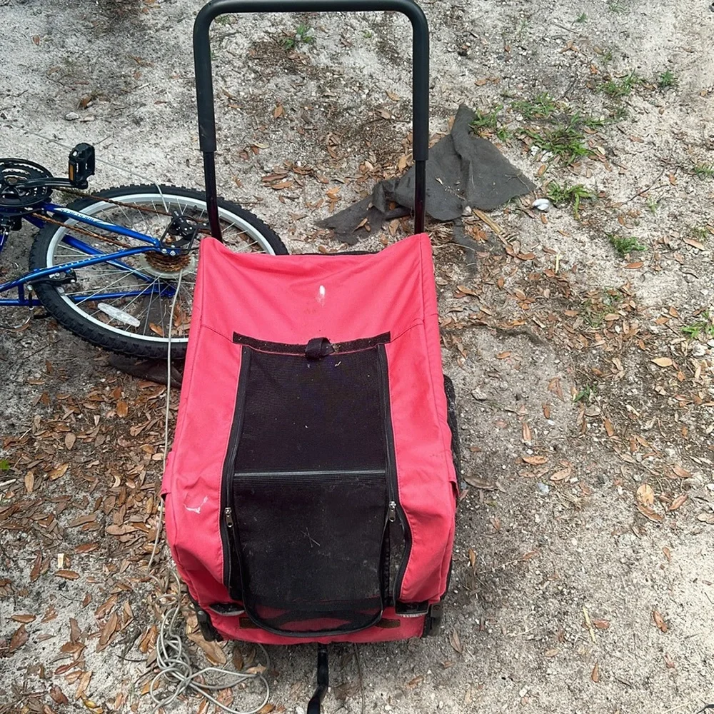 Dog pusher/stroller